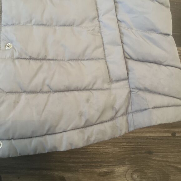 GAP Men’s Winter Industrial Standard Core Super Puffer Vest Jacket Gray Size 2XL - Picture 10 of 12